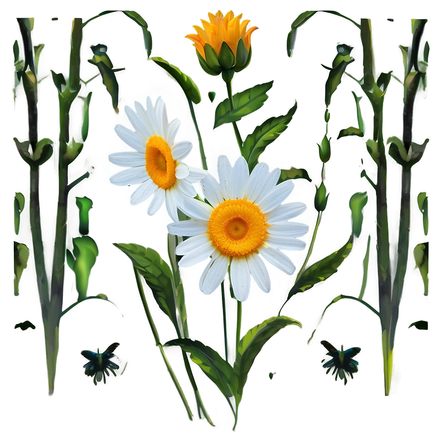 Daisy Fabric Png 4 PNG image