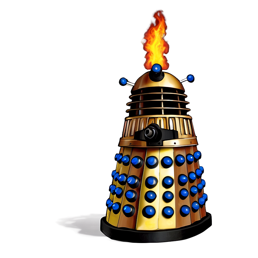 Dalek On Fire Png 66 PNG image