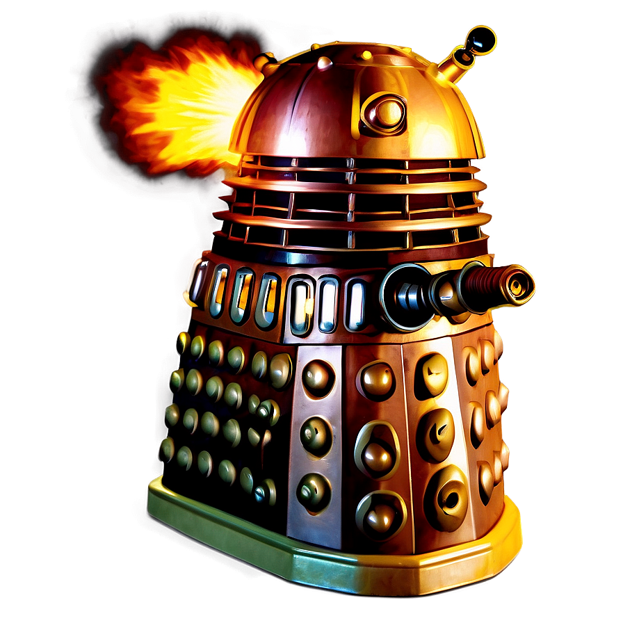 Dalek On Fire Png Hlx65 PNG image