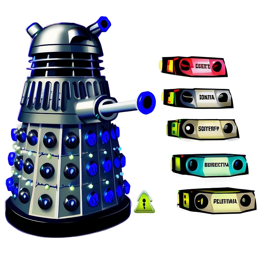 Dalek Technology Diagram Png Wwi33 PNG image