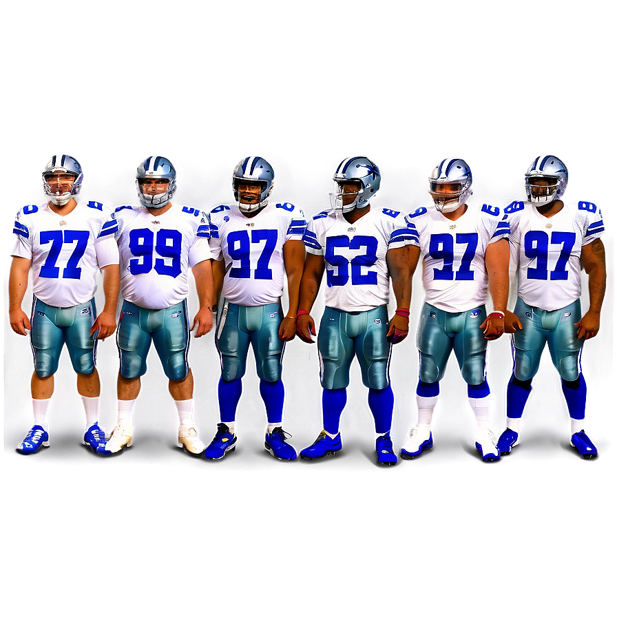 Dallas Cowboys Offensive Line Png Kqd78 PNG image