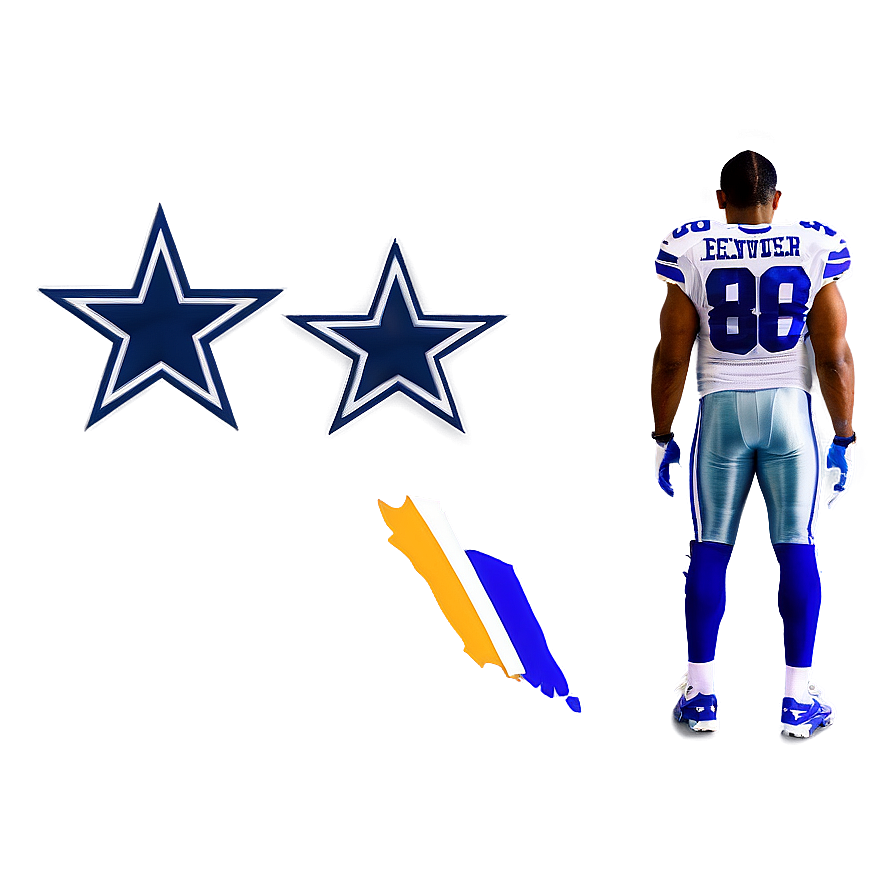 Dallas Cowboys Wide Receiver Png 3 PNG image