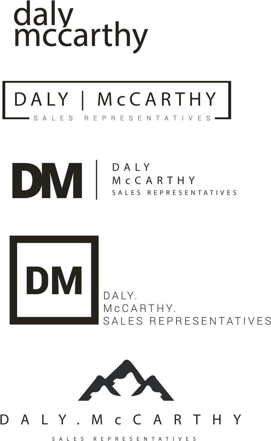 Daly Mc Carthy Logo Variations PNG image