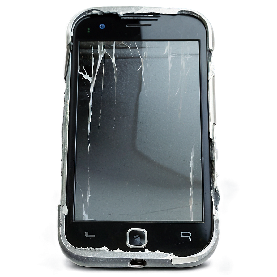 Damaged Smartphone Png Bud PNG image