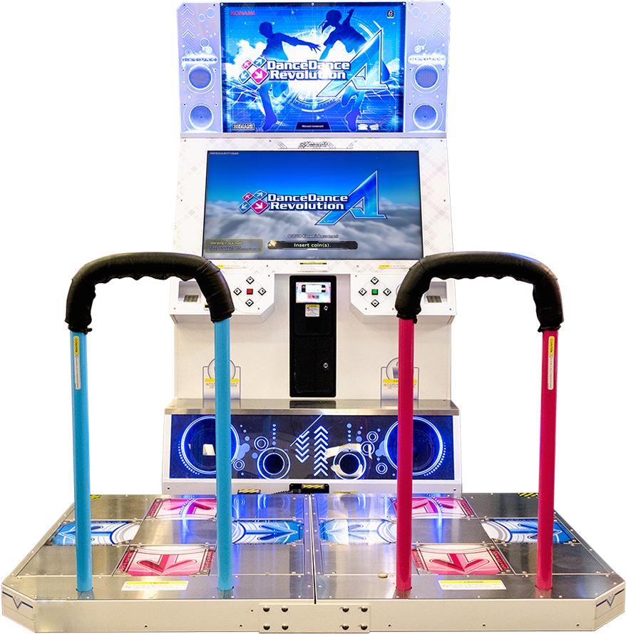 Dance Dance Revolution Arcade Machine PNG image