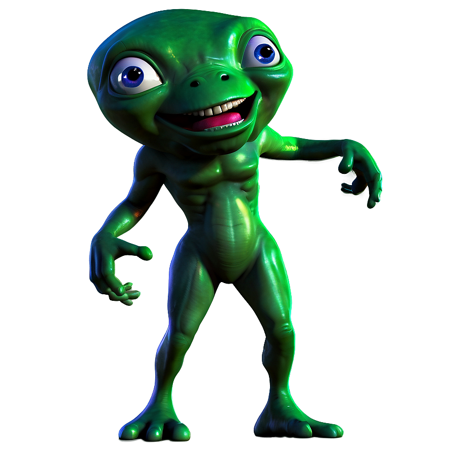 Dancing Alien Cartoon Png 24 PNG image