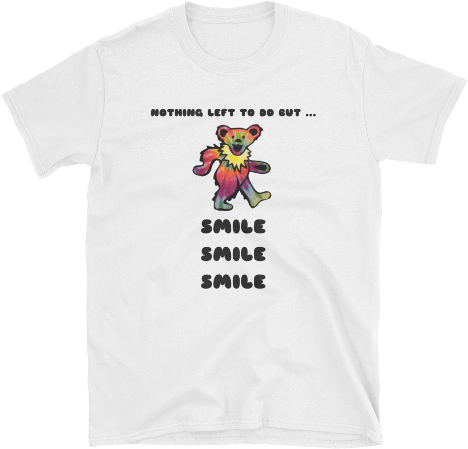 Dancing Bear Smile Tshirt Design PNG image