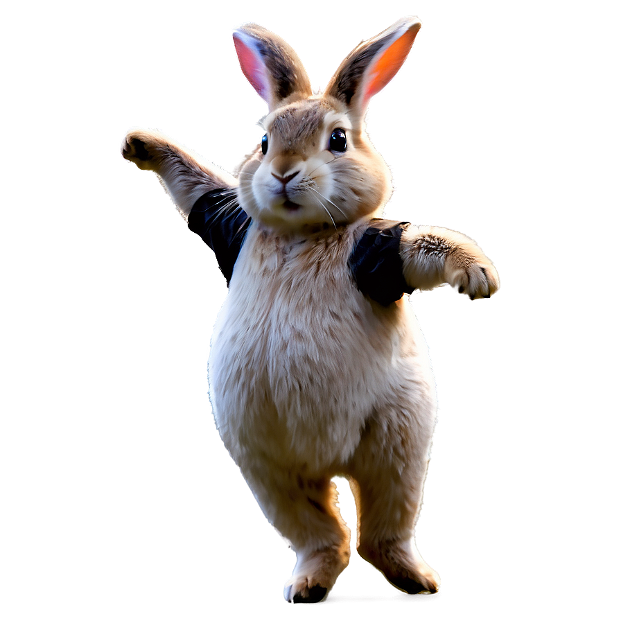 Dancing Rabbit Png Qxu PNG image