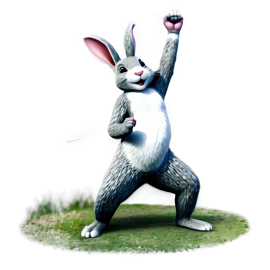 Dancing Rabbit Png Vjf PNG image