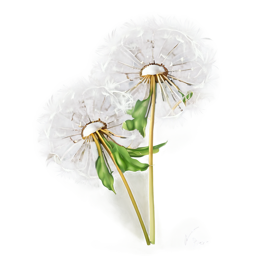 Dandelion Airy Fluff Png 05242024 PNG image