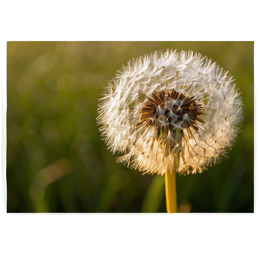 Dandelion In Sunset Png 06292024 PNG image