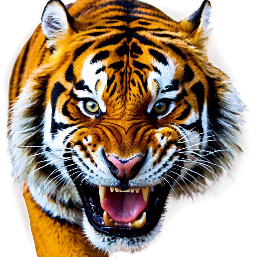 Dangerous Tiger Expression Png Wfo33 PNG image