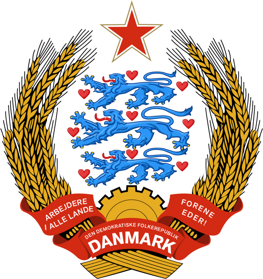 Danish Peoples Republic Coatof Arms PNG image