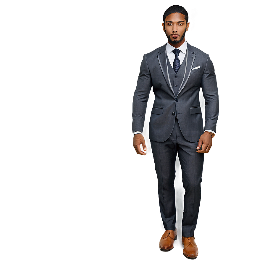 Dapper Man Suit Outfit Png 06262024 PNG image