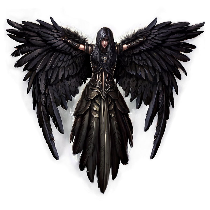 Dark Angel Wings Illustration Png Apq14 PNG image