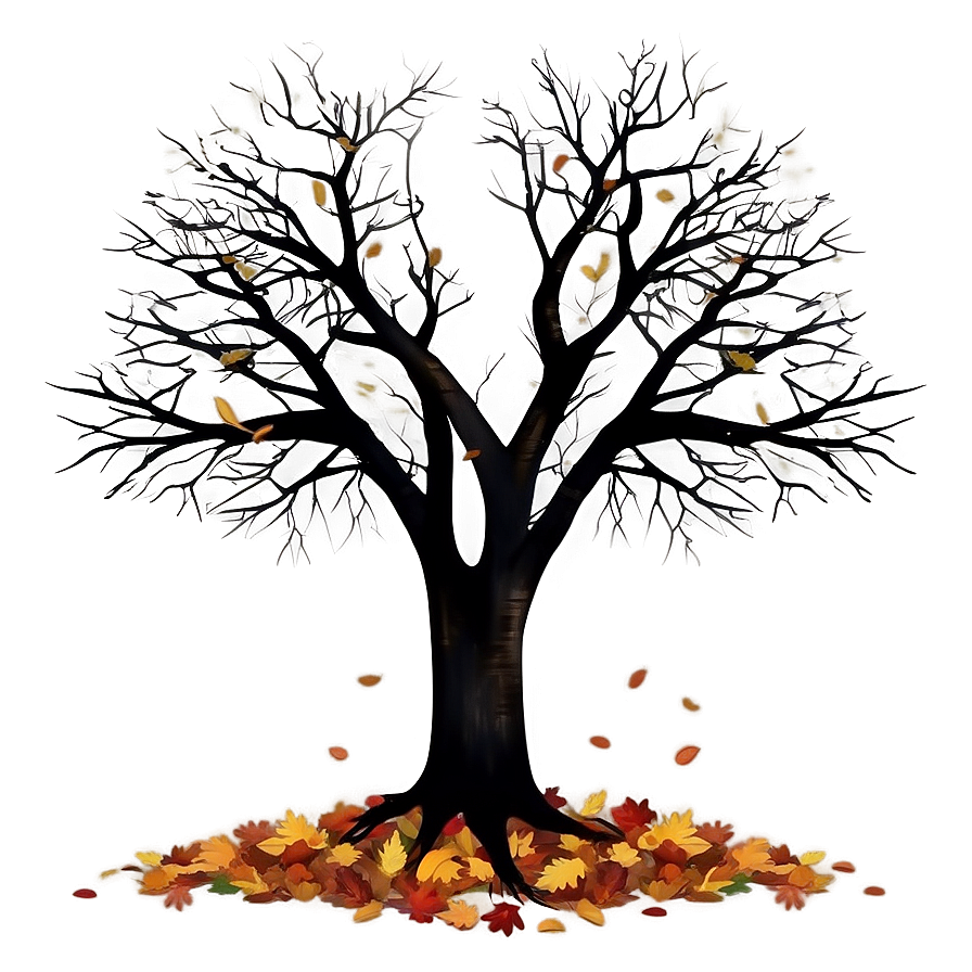 Dark Autumn Tree Png 06122024 PNG image