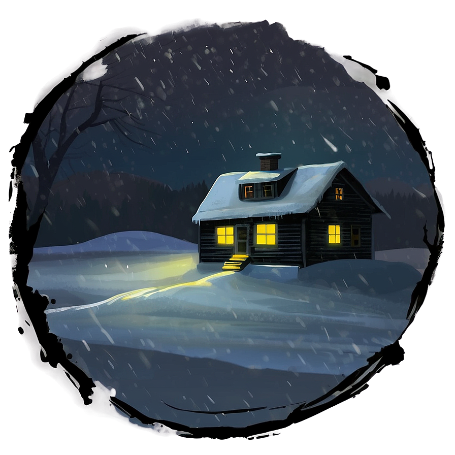 Dark Blizzard Night Png 87 PNG image