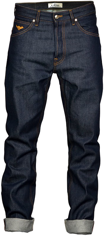 Dark Blue Denim Jeans PNG image