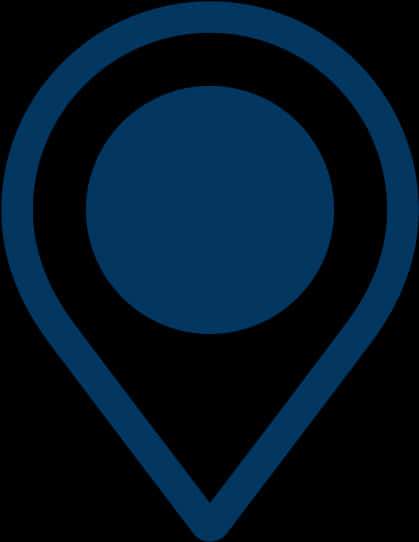 Dark Blue Location Icon PNG image