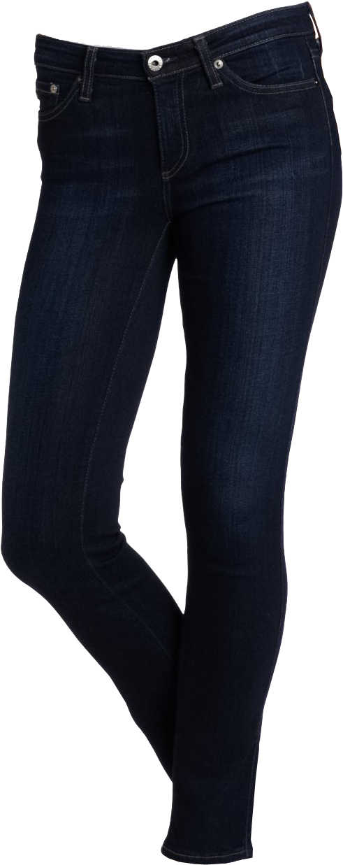 Dark Blue Skinny Jeans Product Photo PNG image