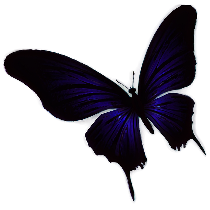 Dark Butterfly Silhouette Png 29 PNG image