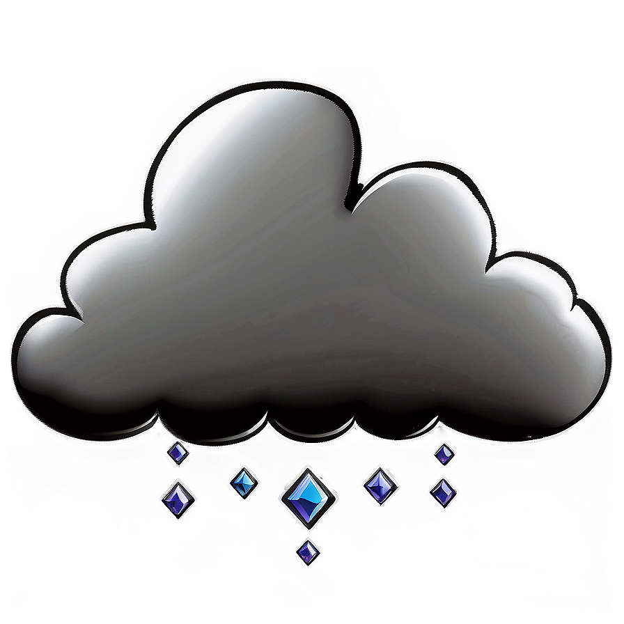 Dark Cloud Clipart Png 05252024 PNG image