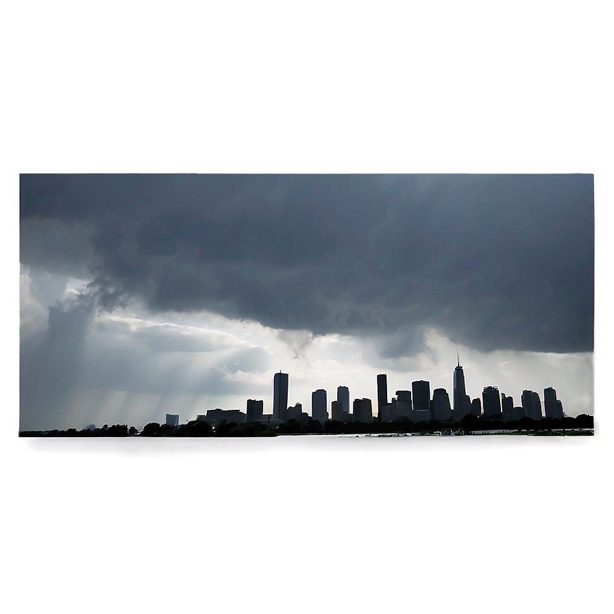 Dark Cloudy Skyline Png Nkq PNG image