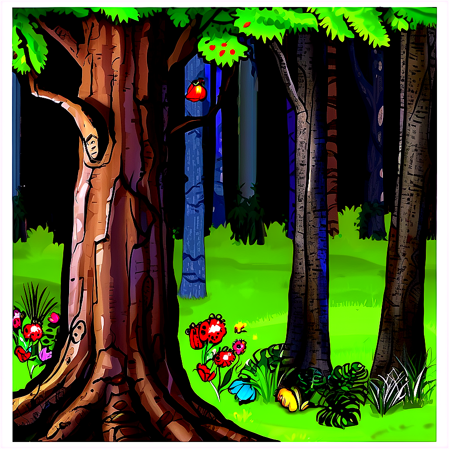 Dark Enchanted Forest Png 64 PNG image