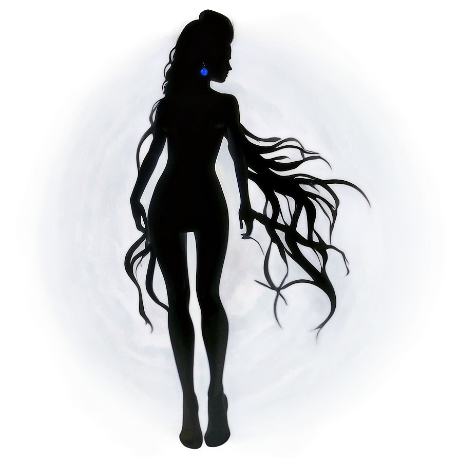 Dark Goddess Silhouette Png 06252024 PNG image