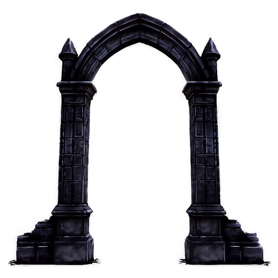 Dark Gothic Archway Png Aao34 PNG image