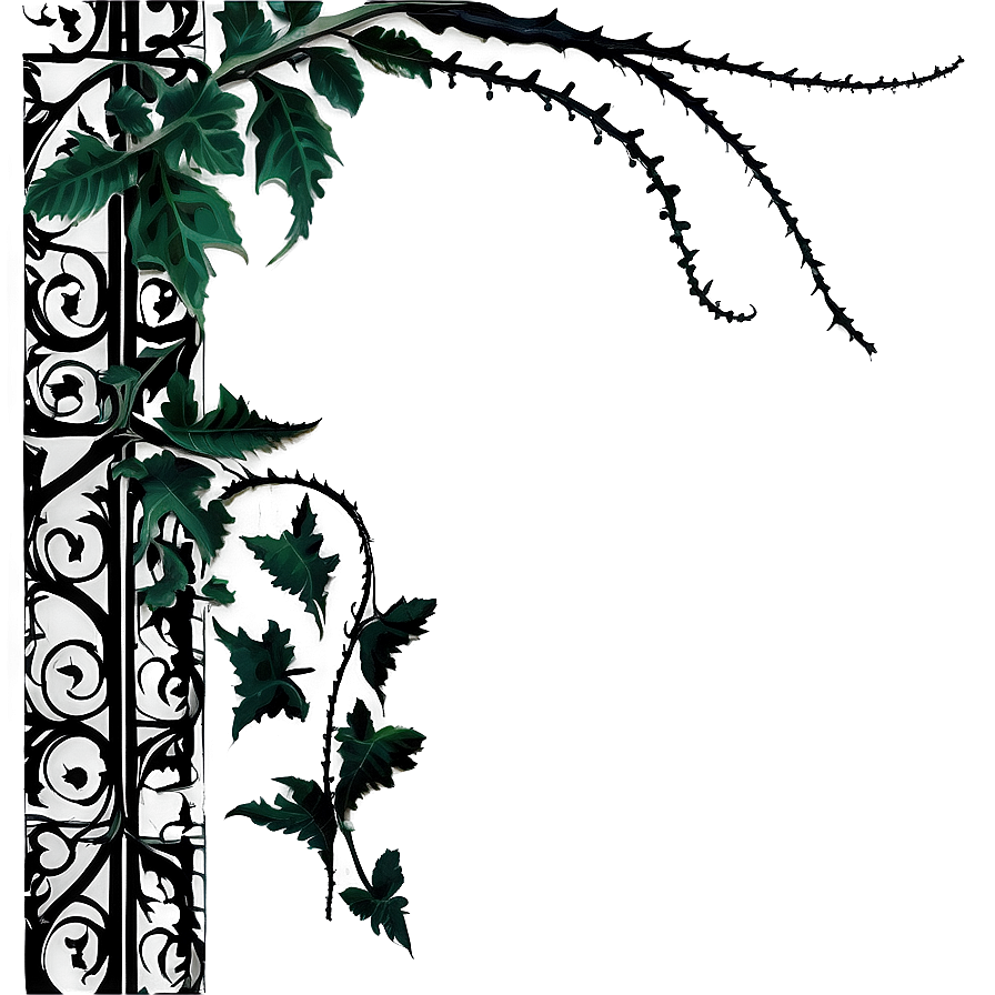Dark Gothic Vine Png 05042024 PNG image