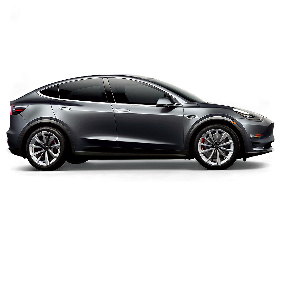 Dark Grey Tesla Model Y Png 06212024 PNG image