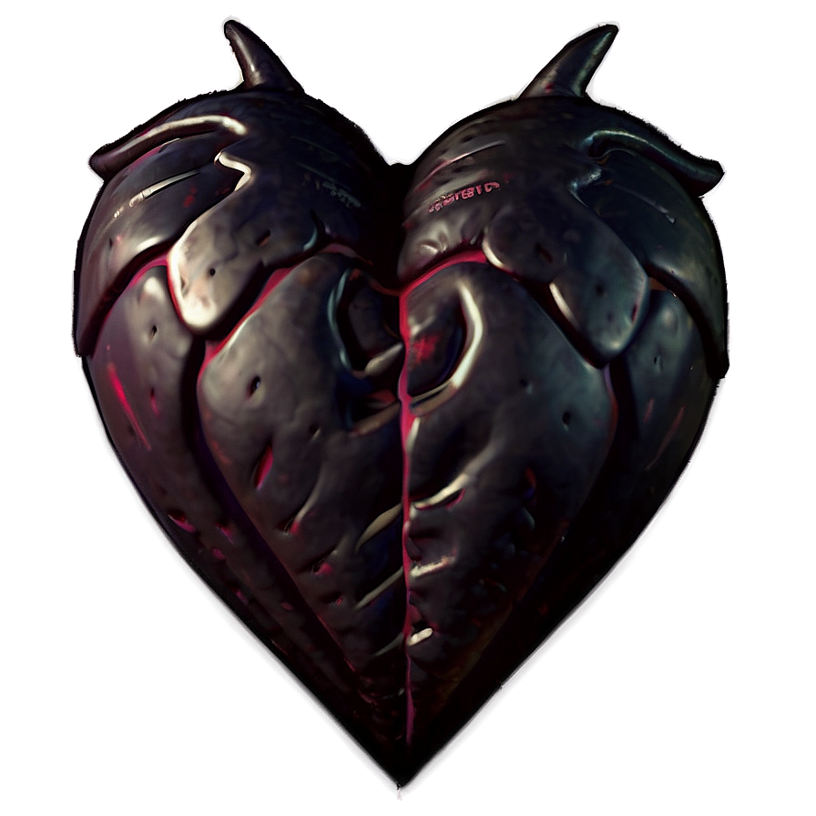 Dark Heart Graphics Png 06272024 PNG image