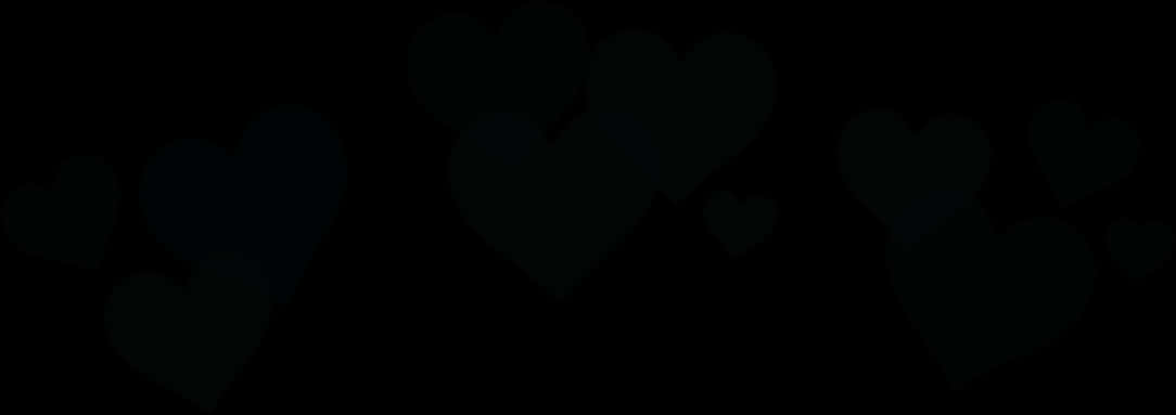 Dark Hearts Background PNG image