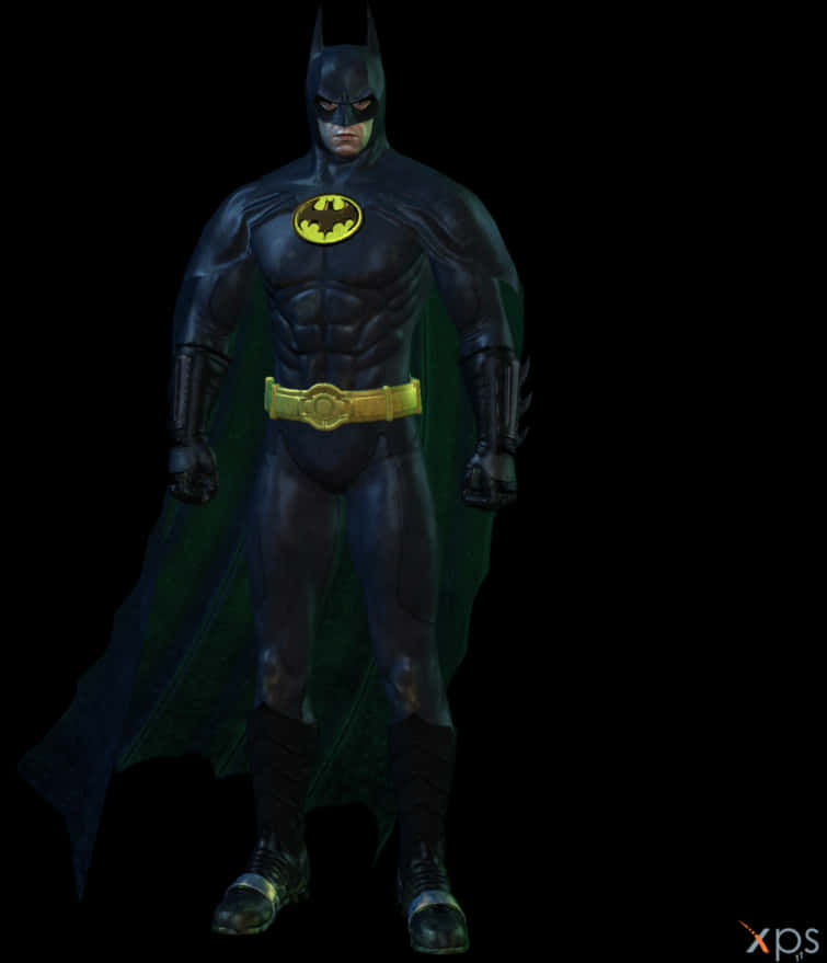 Dark Knight Batman Stance PNG image