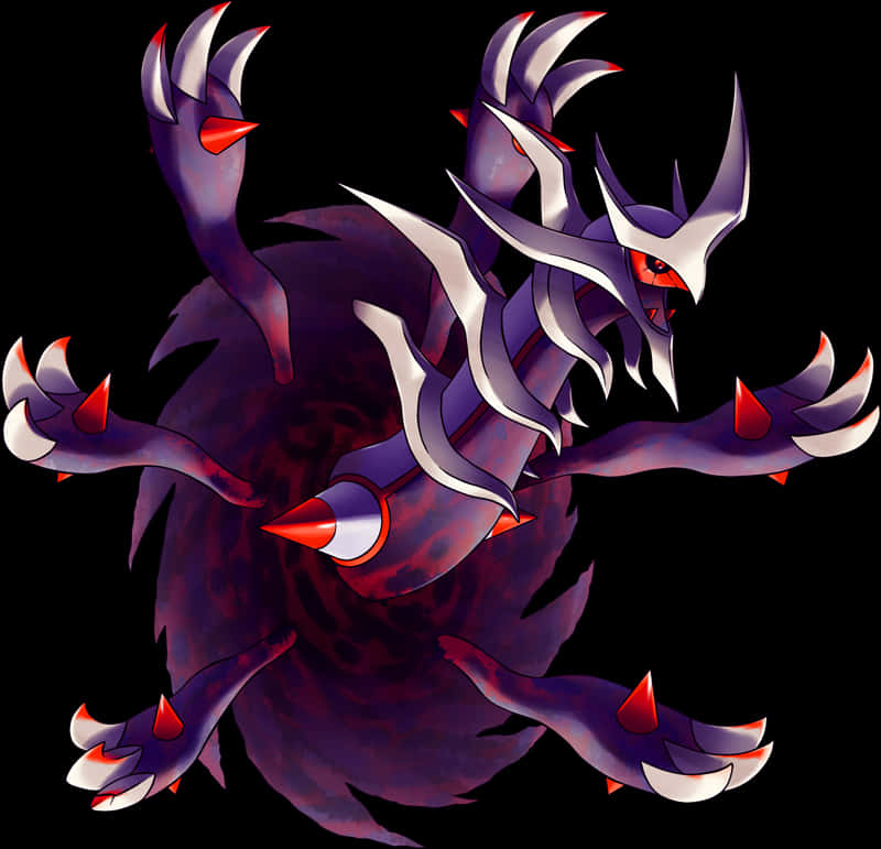 Dark Legendary Pokemon Malicious Aura PNG image