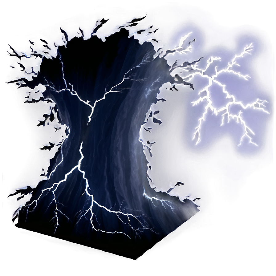 Dark Lightning Thunder Png 06242024 PNG image