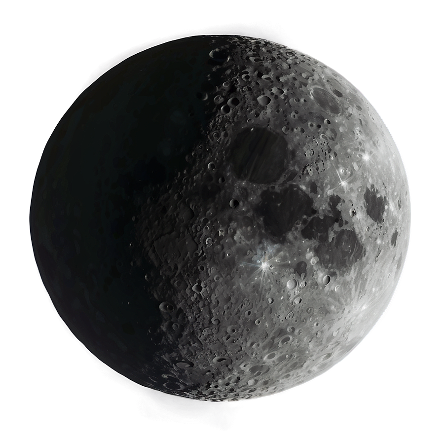 Dark Moon In Space Png Spv PNG image