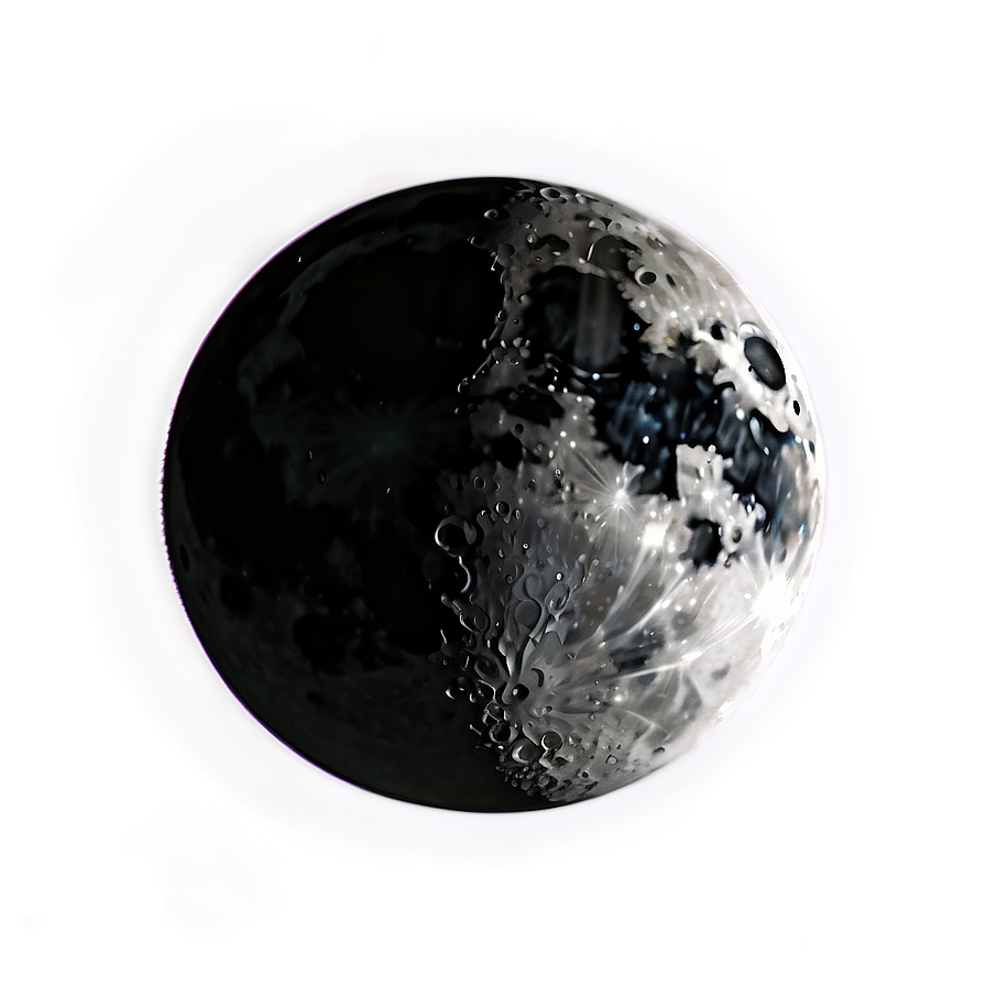 Dark Moon In The Night Sky Png 47 PNG image