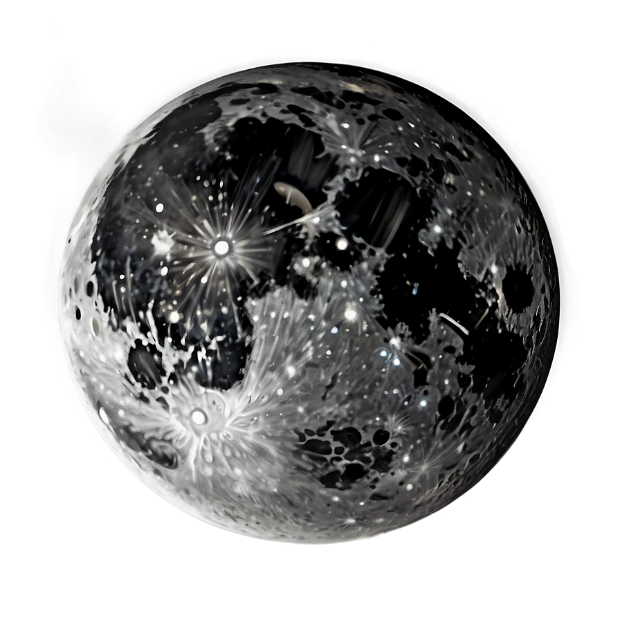 Dark Moon Over Water Png Qmw51 PNG image