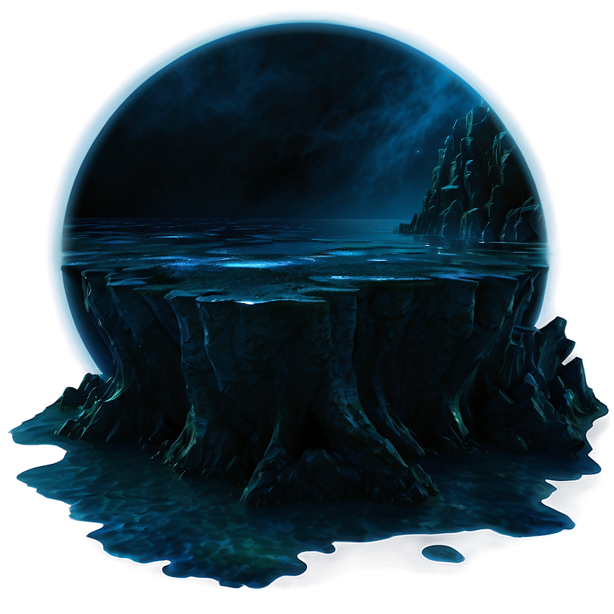 Dark Ocean Abyss Png 68 PNG image