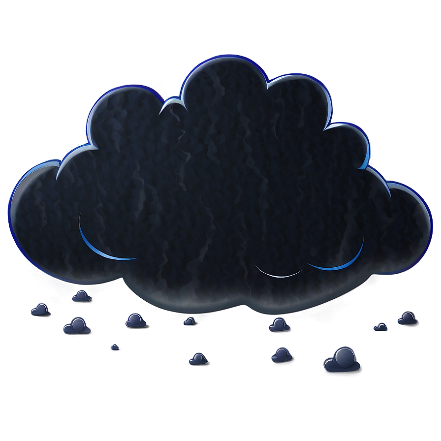 Dark Ominous Clouds Png 06242024 PNG image