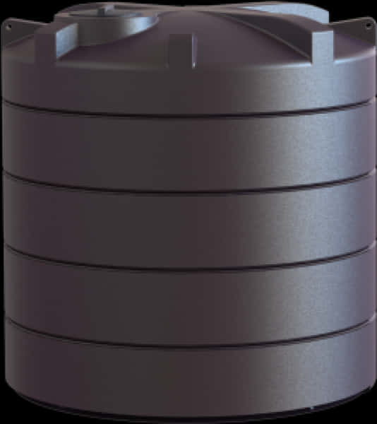 Dark Plastic Water Storage Tank PNG image