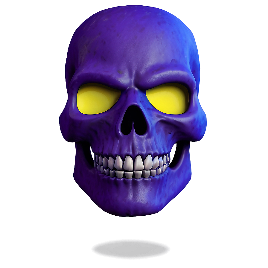 Dark Purple Skull Trooper Icon Png 06202024 PNG image