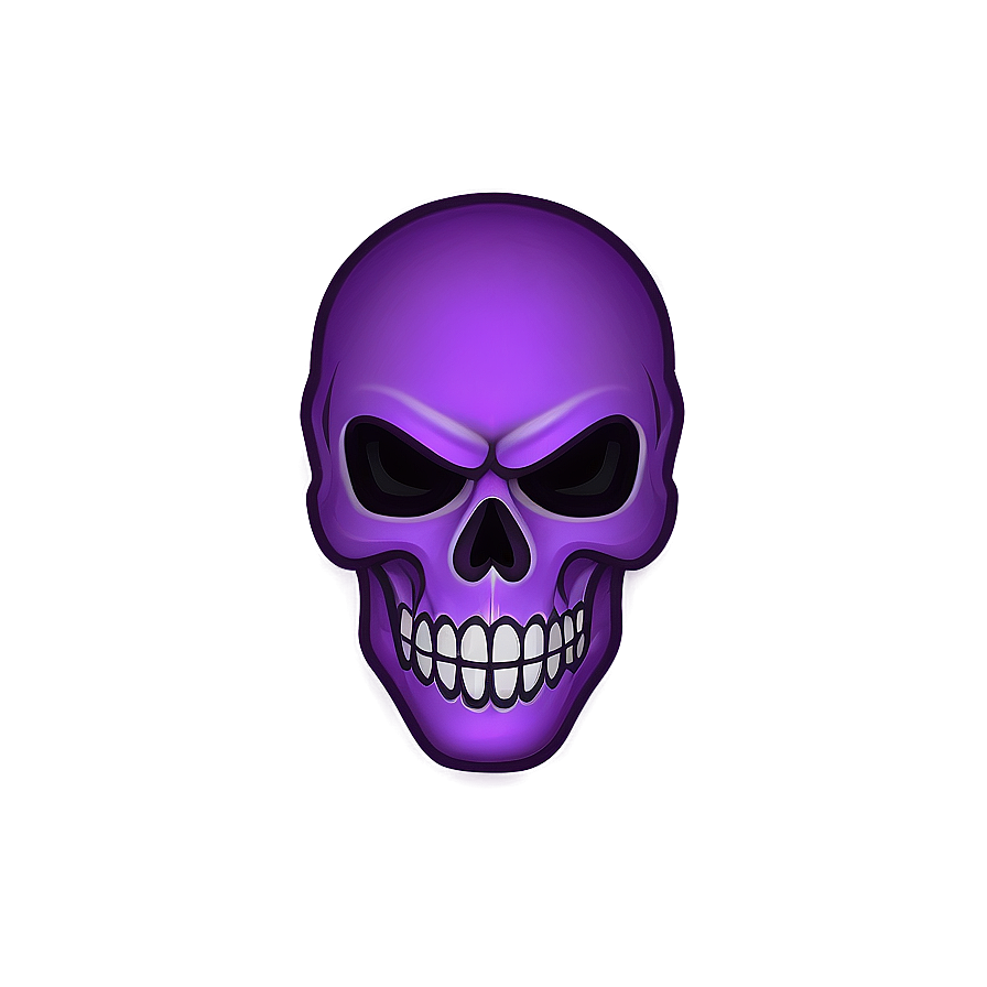 Dark Purple Skull Trooper Icon Png 35 PNG image