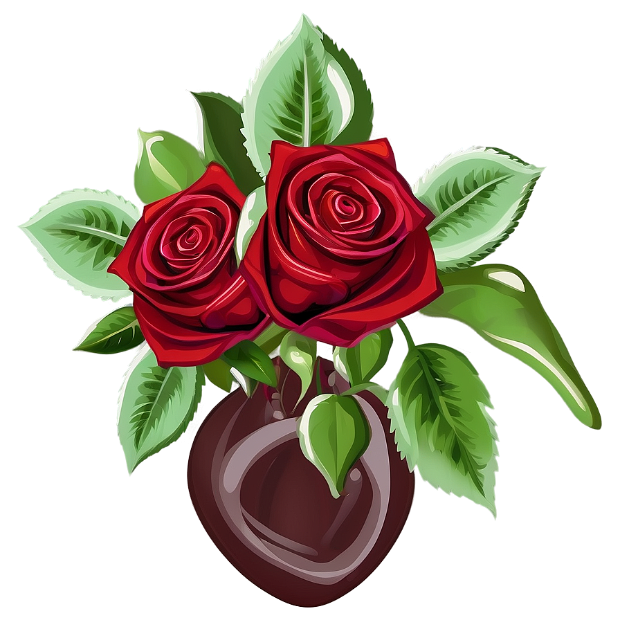 Dark Red Roses Bouquet Png 45 PNG image