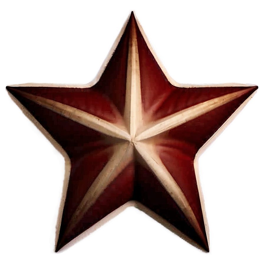 Dark Red Star Png 05232024 PNG image