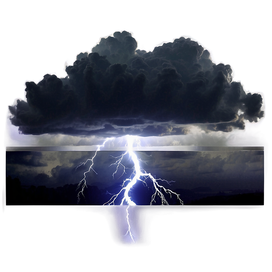 Dark Skies Lightning Png 06242024 PNG image