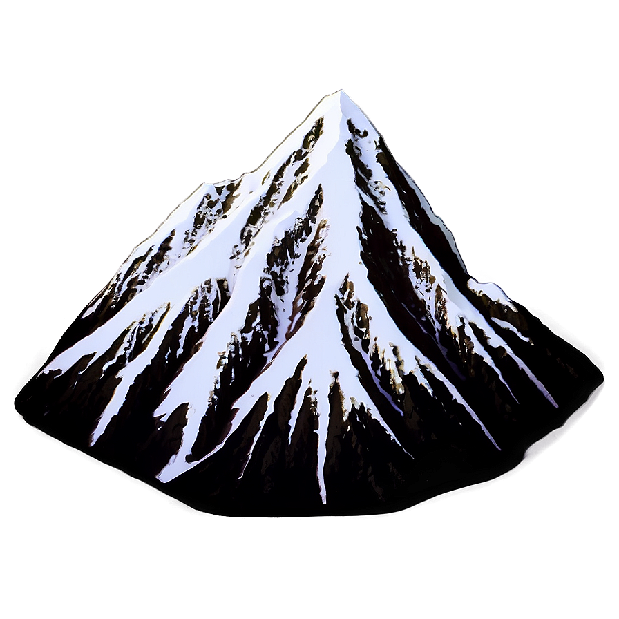 Dark Snowy Mountain Png Ccd PNG image