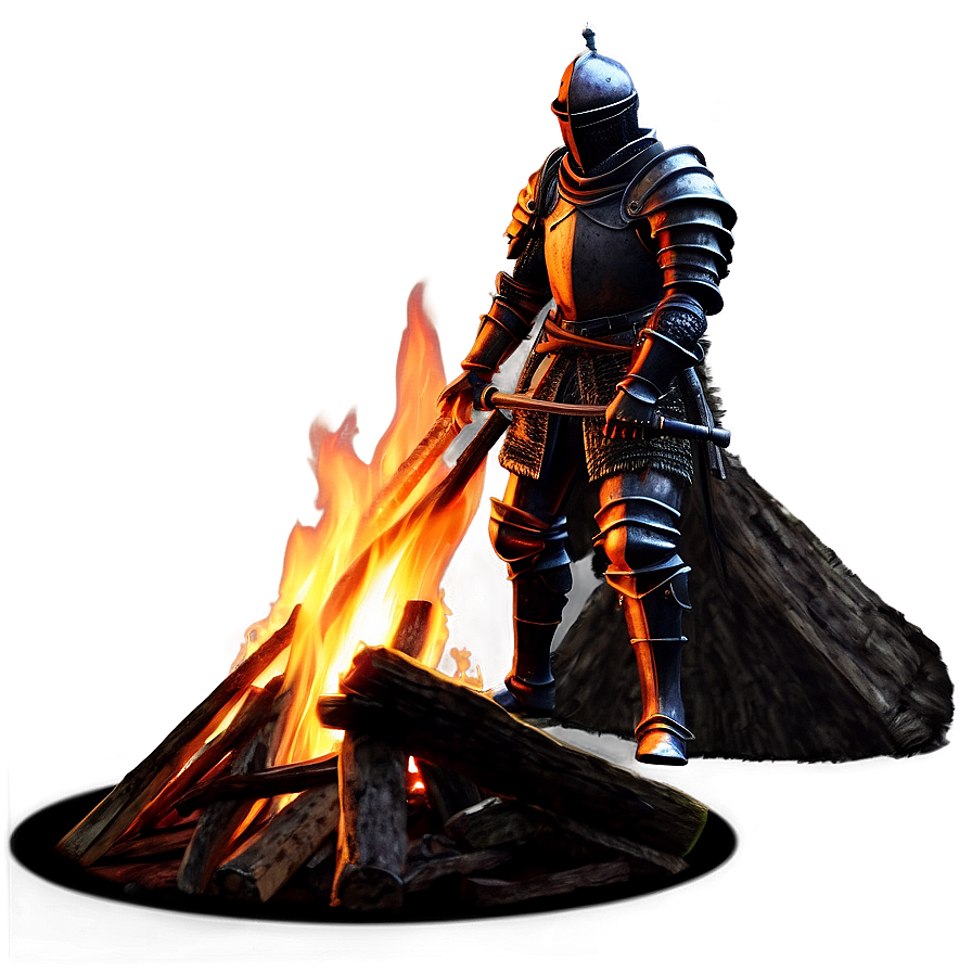 Dark Souls Bonfire D PNG image